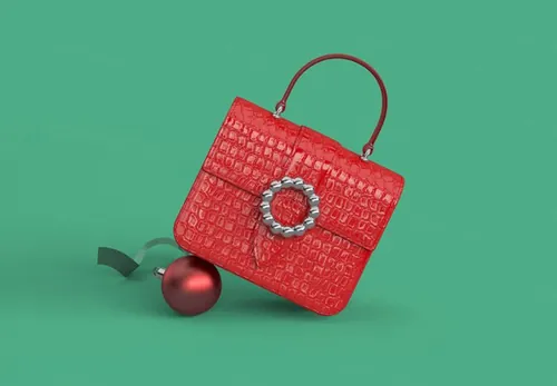 冬季极简主义3D可爱卡通圣诞节装饰元素