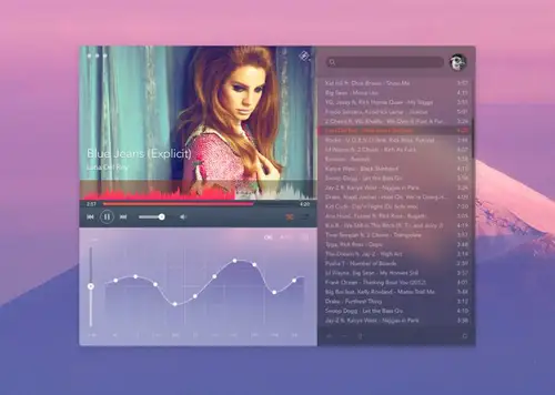 Winamp Player Daily UI #035 每日UI源文件分享 UI 素材