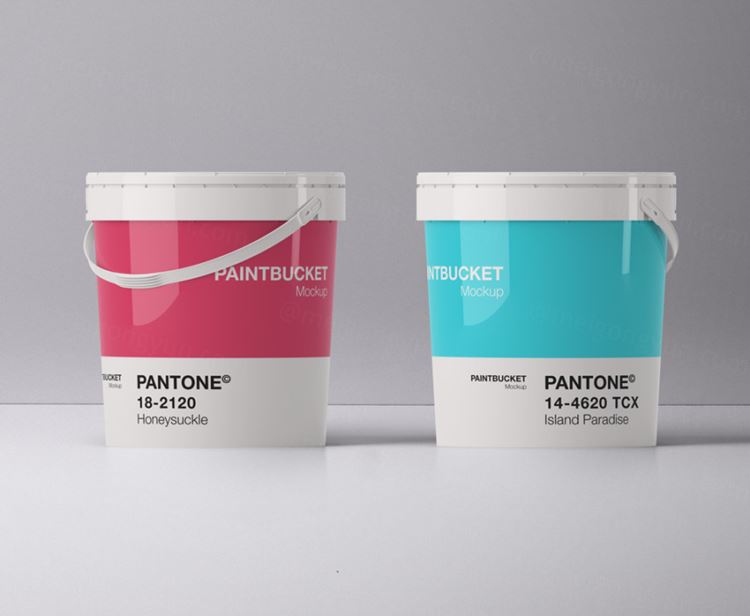 环保油漆桶样机 Psd Paint Bucket Mockup Template