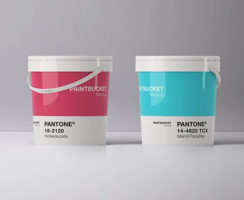 环保油漆桶样机 Psd Paint Bucket Mockup Template