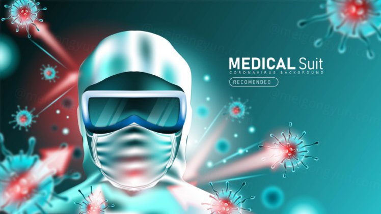 预防病毒传染疾病防护卫士公益卫生宣传EPS矢量海报素材图片