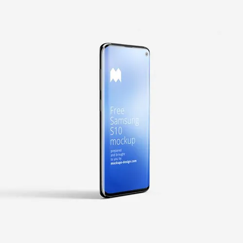 三星S10手机安卓APP设计提案样机PSD模板 Samsung Galaxy S10 mockup