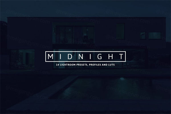 午夜LR预设照片效果处理 Midnight Lightroom Pre