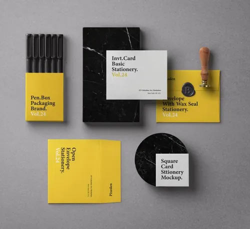 基本文具品牌样机 Basic Stationery Branding Vol 24