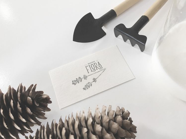 名片模型PSD贴图模板Invitation Card Mockup Vol010