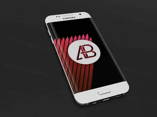 三星Galaxy S7模型PSD贴图模板Realistic Samsung Galaxy