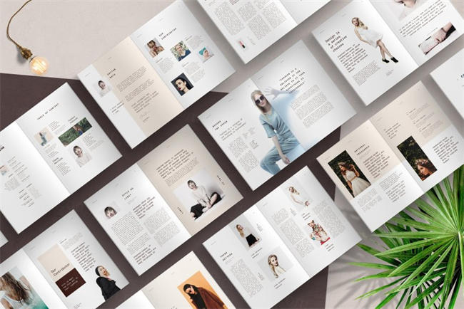 时尚杂志画册模板 Magazine Template