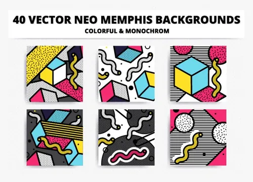 40款新孟菲斯图案Memphis