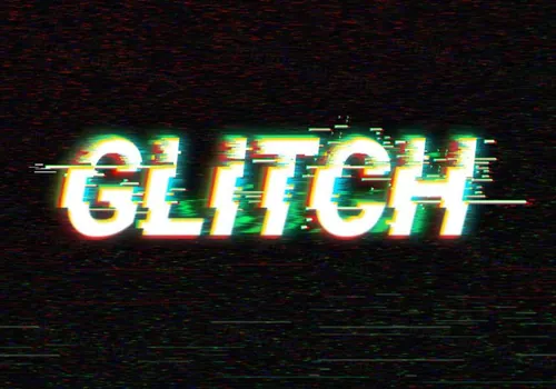 数字信号故障文字效果Digital Glitch Text Effect