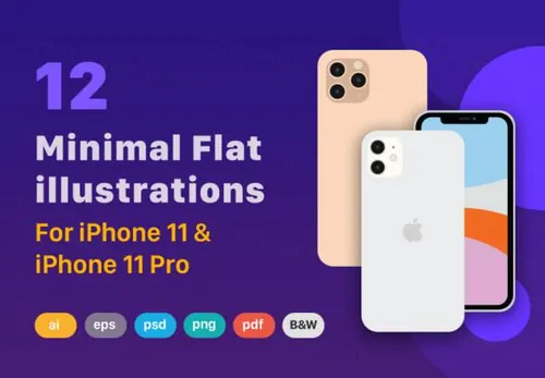 科幻HUD仪表盘UI素材 iPhone 11 amp;amp; 11