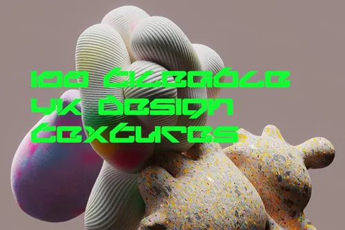 100组4K超高清C4D写实PBR贴图材质纹理素材 100