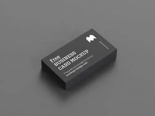 名片设计提案样机PSD模板 Business Cards mockup 样机模版