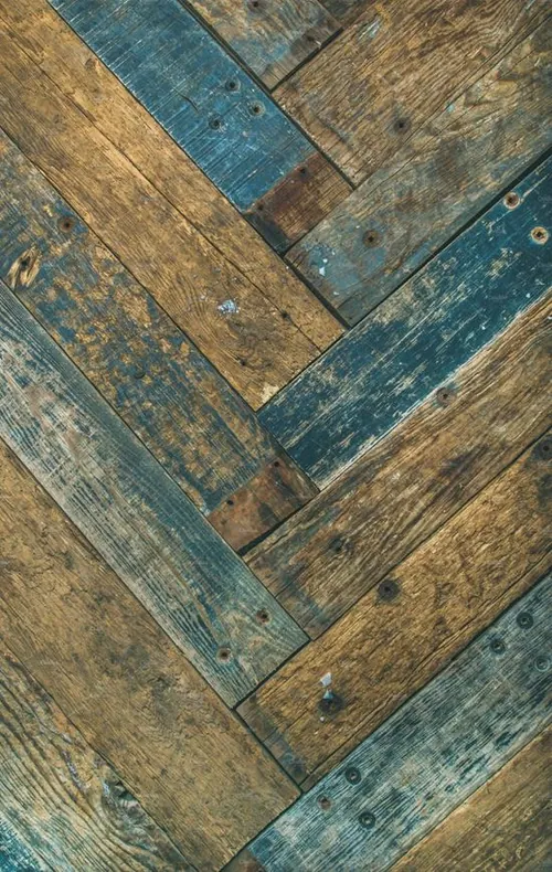 复古木板设计背景Rustic wooden barn door , wall or table texture and background