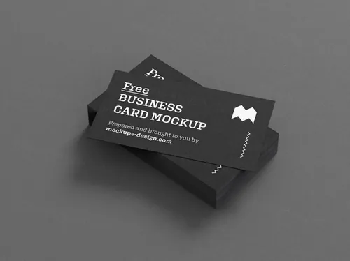 名片设计提案样机PSD模板 Business Cards mockup