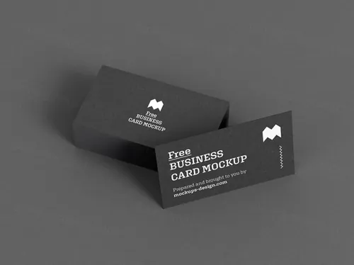 名片设计提案样机PSD模板 Business Cards mockup