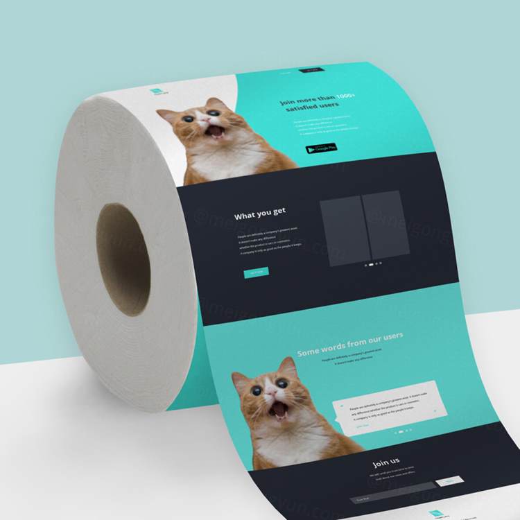 卫生纸创意贴图 Toilet Paper Mockup