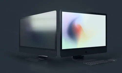 Minimal iMac Pro Mockup