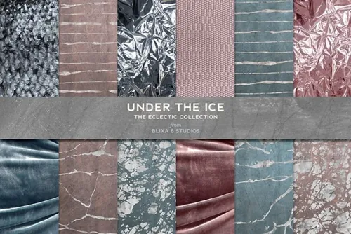 大理石背景纹理 Under The Ice Marbled