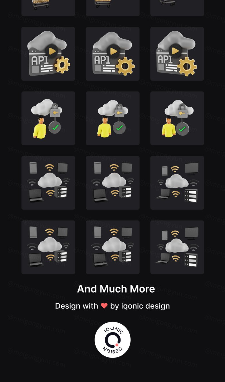 高质量黑金系列高新技术商业场景插画素材 BlackGold Vol2