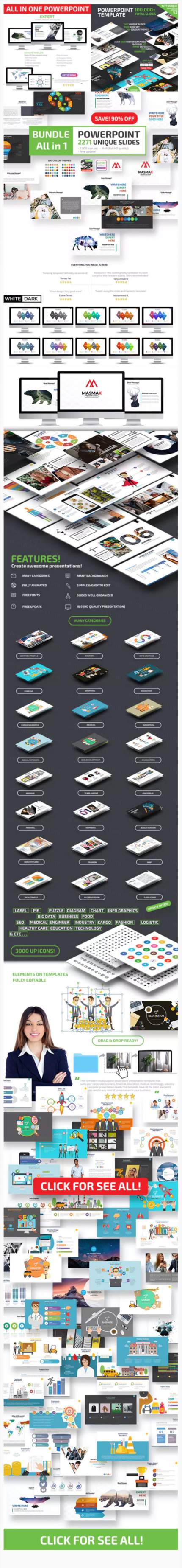 创意优雅PPT演示模板7graphicriver bundle