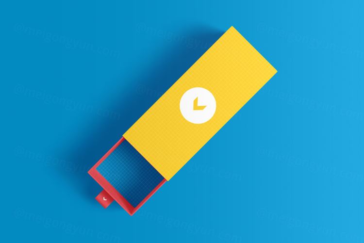 纸盒盒子包装品牌VI设计提案样机PSD模板 Box packaging mockup