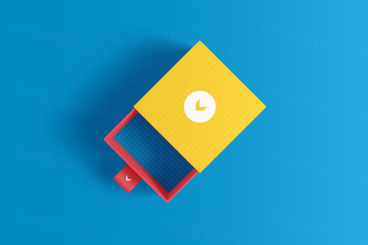 纸盒盒子包装品牌VI设计提案样机PSD模板 Box packaging mockup