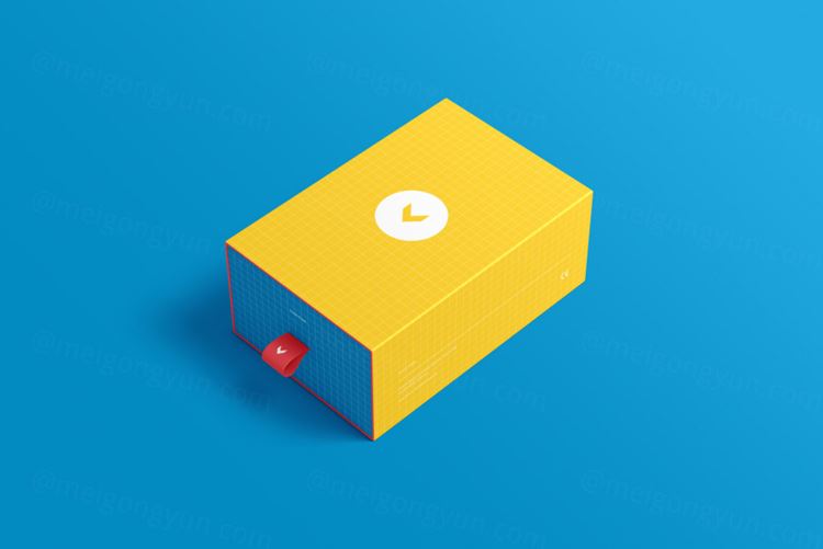 纸盒盒子包装品牌VI设计提案样机PSD模板 Box packaging mockup