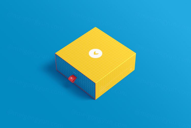 纸盒盒子包装品牌VI设计提案样机PSD模板 Box packaging mockup