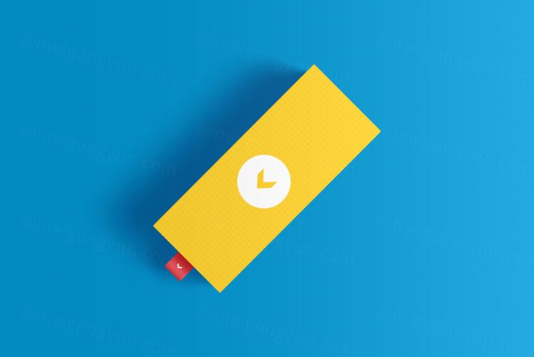 纸盒盒子包装品牌VI设计提案样机PSD模板 Box packaging mockup