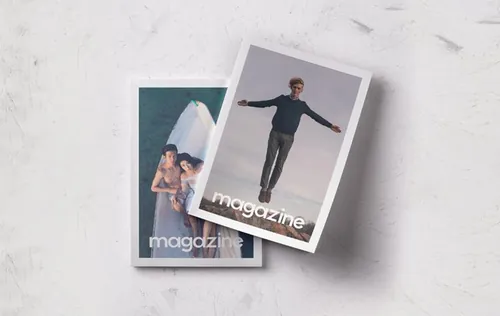 时尚书籍杂志模型PSD贴图模板Psd Magazine Mockup