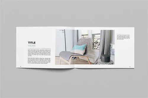 干净简单的画册模板 宣传册制作 企业宣传册 品牌画册 clean business brochure