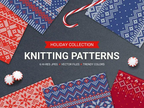 针织图案6 Knitting Seamless Patter
