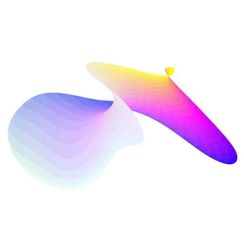 来自“Fabric”系列抽象不规则炫彩渐变矢量插画EPS素材