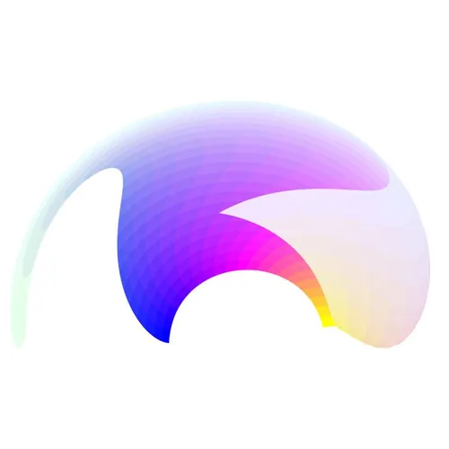 来自“Fabric”系列抽象不规则炫彩渐变矢量插画EPS素材