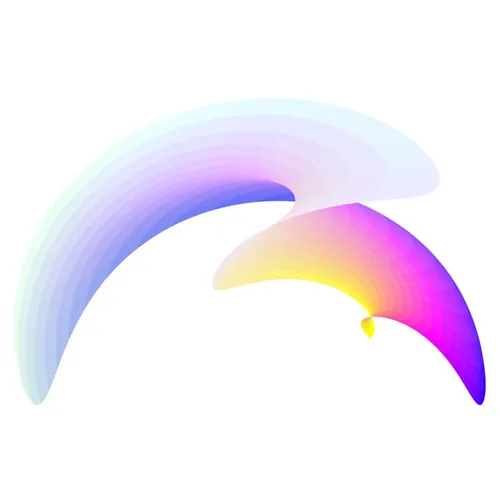 来自“Fabric”系列抽象不规则炫彩渐变矢量插画EPS素材