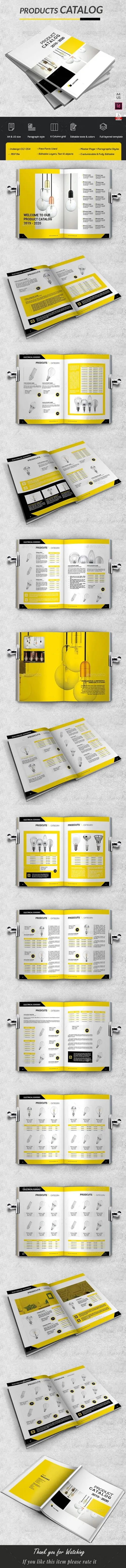 A4工业产品目录设计图册模板 Industrial Catalog Products A4 23706934