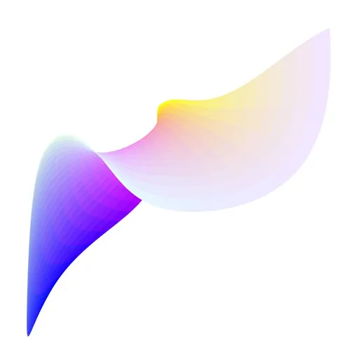 来自“Fabric”系列抽象不规则炫彩渐变矢量插画EPS素材