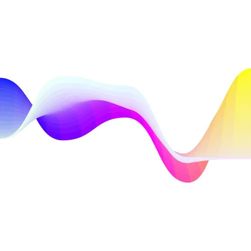 来自“Fabric”系列抽象不规则炫彩渐变矢量插画EPS素材