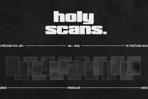 16张高分辨率潮流做旧艺术复印机颗粒感PS叠加纹理素材 Ho