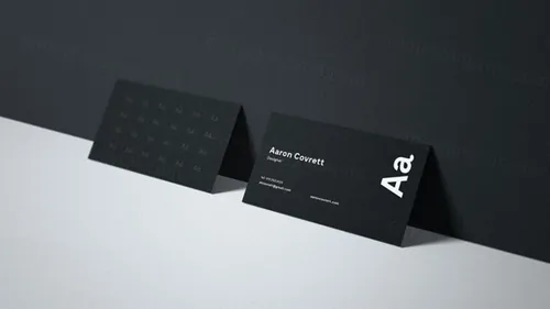 名片模型PSD贴图模板Business Card Mockup