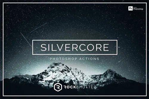 特色风格的黑白照片PS动作 Silvercore BW Photosh