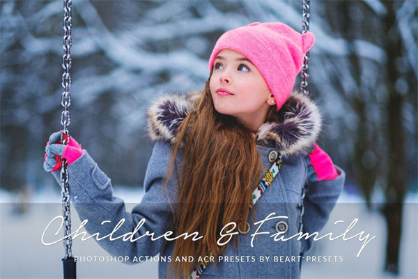 儿童照片PS动作合集 Family amp;amp; Children