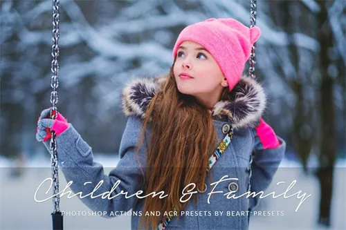儿童照片PS动作合集 Family amp;amp; Children