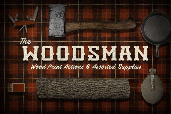樵夫PS动作 The Woodsman PSD Actions