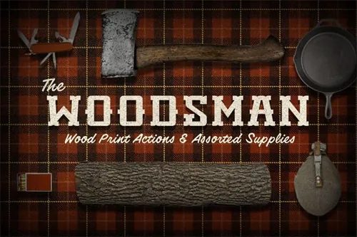 樵夫PS动作 The Woodsman PSD Actions