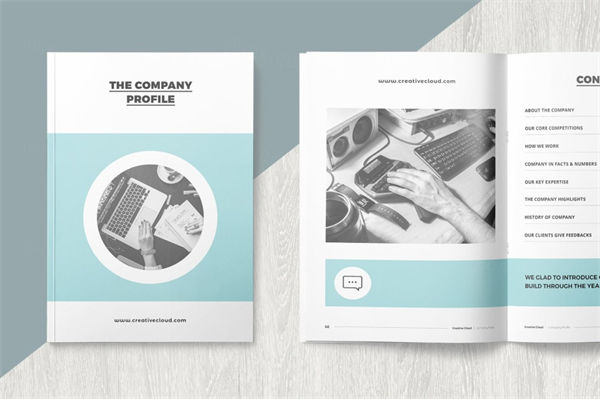 公司简介/提案/报告/企业文化宣传册设计 company profile JPPL3A