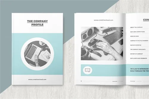 公司简介/提案/报告/企业文化宣传册设计 company profile JPPL3A