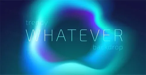 时尚蓝紫色舞台渐变形状背景未来科技AI矢量素材图 Trendy Colorful Fluid Gradient