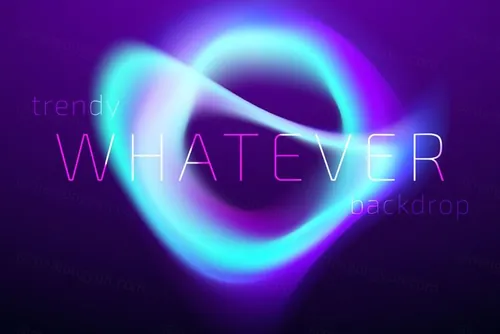 时尚蓝紫色舞台渐变形状背景未来科技AI矢量素材图 Trendy Colorful Fluid Gradient