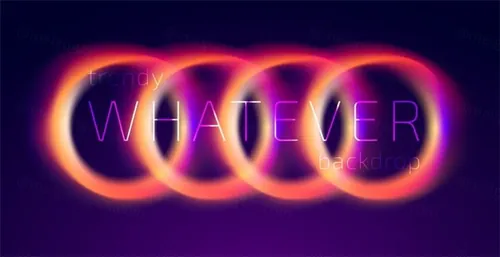 时尚蓝紫色舞台渐变形状背景未来科技AI矢量素材图 Trendy Colorful Fluid Gradient